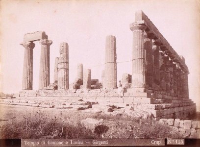 Crupi, Giovanni (1849-1925) - n. 0115 - Tempio di Giunone e Lucina - Girgenti