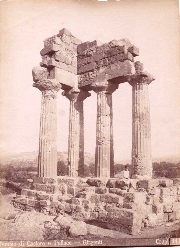 Crupi, Giovanni (1849-1925) - n. 0111 - Tempio di Castore e Polluce - Girgenti