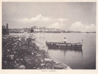 Crupi, Giovanni (1849-1925) - n. 0063 B recto = 0121 - Siracusa - Panorama - Delcampe