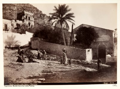 Crupi, Giovanni (1849-1925) - n. 0005 - Taormina. Badia Vecchia colla Palma - Hallwylska museet - 107914
