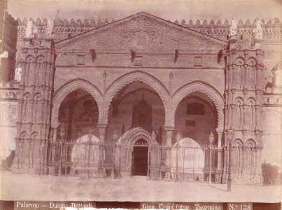 Crupi, Giovanni (1849-1925) - n. 0138 - Palermo - Duomo Dettagli - Cm 24x18 - Delcampe