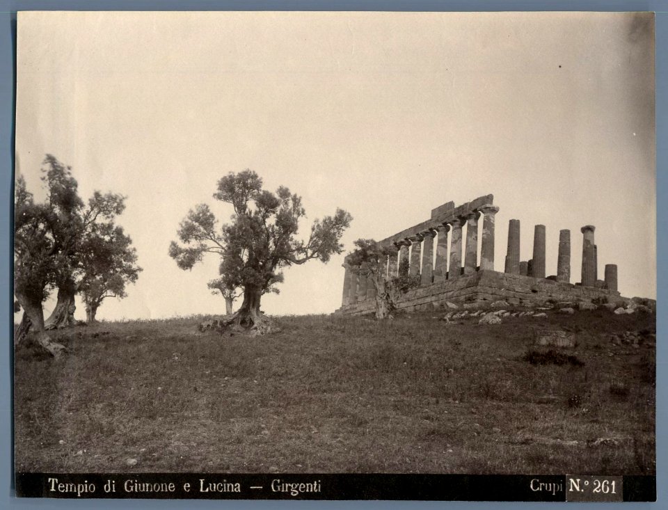 Crupi, Giovanni (1849-1925) - n. 0261 - Tempio di Giunone e Lucina - Girgenti