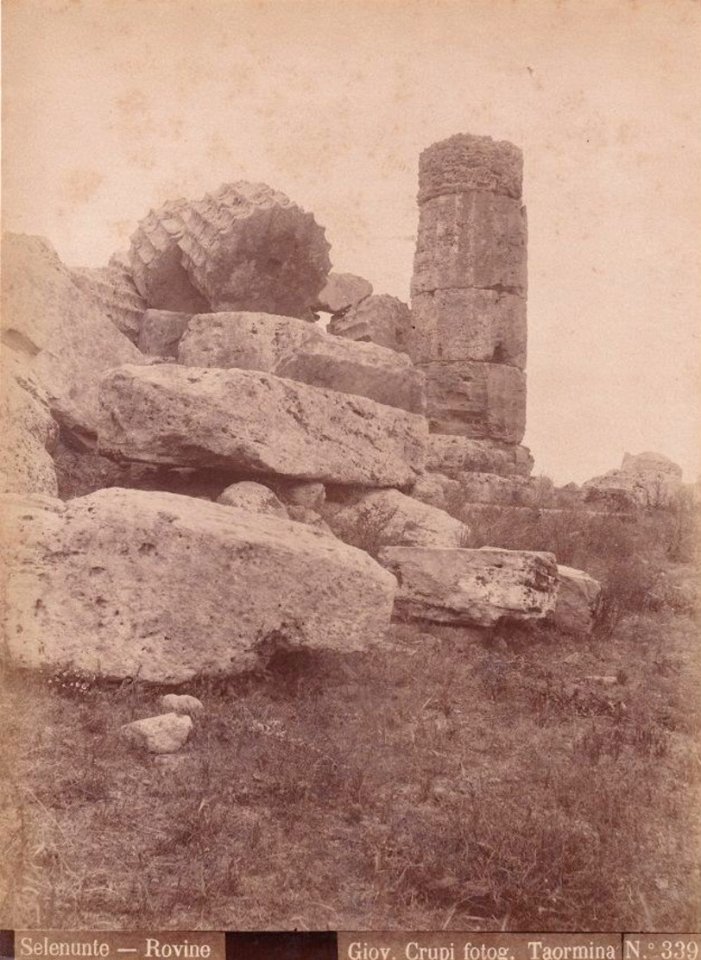 Crupi, Giovanni (1849-1925) - n. 0339 - Selinunte - DelcampeCm 17x23