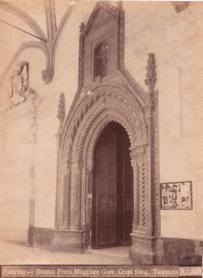 Crupi, Giovanni (1849-1925) - n. 0289 - Palermo - Duomo Porta Maggiore - Cm 23x17 - Delcampe