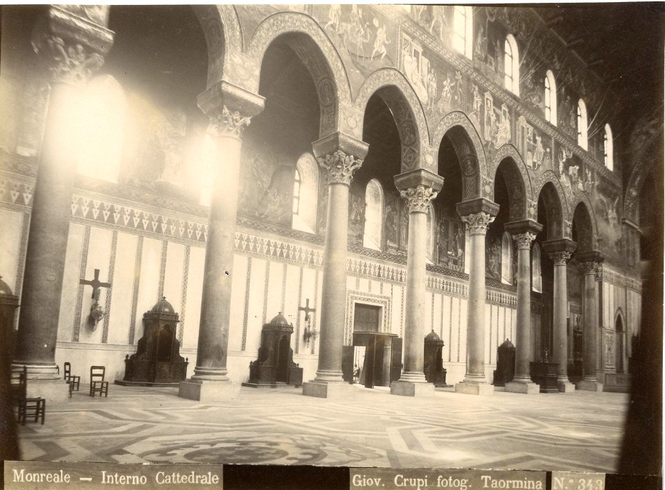 Crupi, Giovanni (1849-1925) - n. 0343 - Monreale - Interno Cattedrale