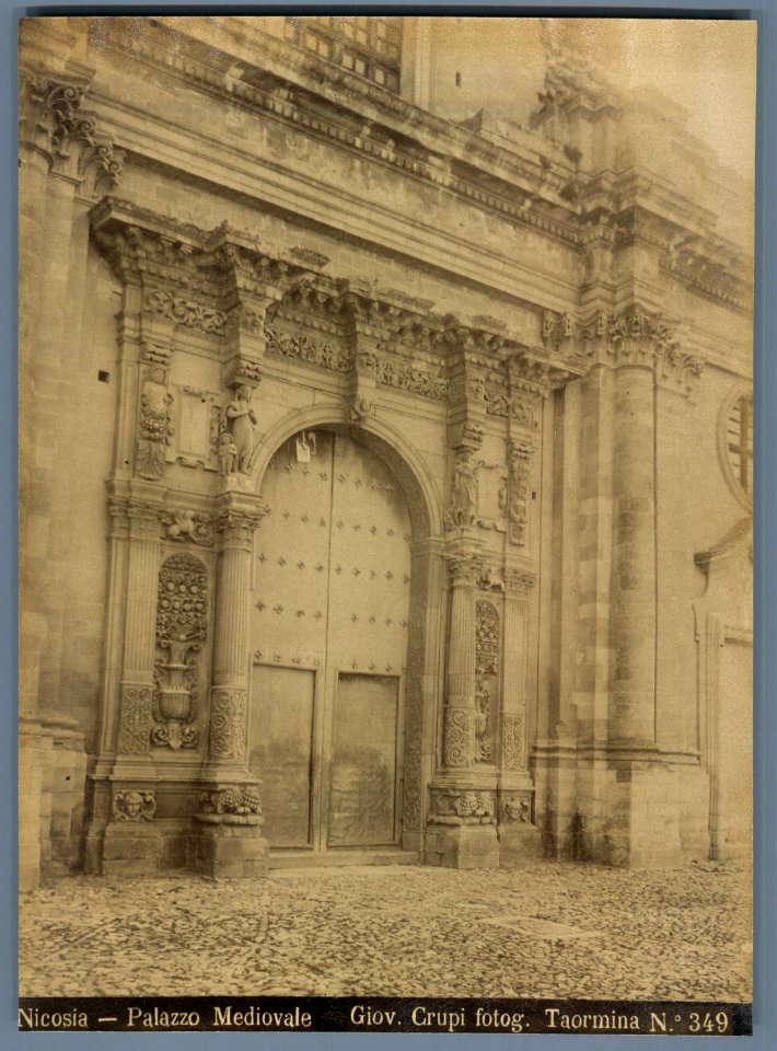 Crupi, Giovanni (1849-1925) - n. 0349 - Nicosia - Palazzo Mediovale (sic)