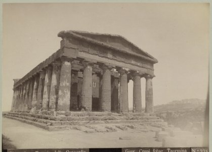 Crupi, Giovanni (1849-1925) - n. 0374 - Girgenti - Tempio della Concordia (Getty Museum)