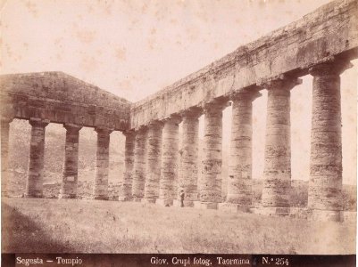 Crupi, Giovanni (1849-1925) - n. 0254 - Segesta - Tempio - Cm 22,5x17 - Delcampe