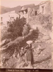 Crupi, Giovanni (1849-1925) - n. 0207 - Strada in Castel Mola - Ackland art museum