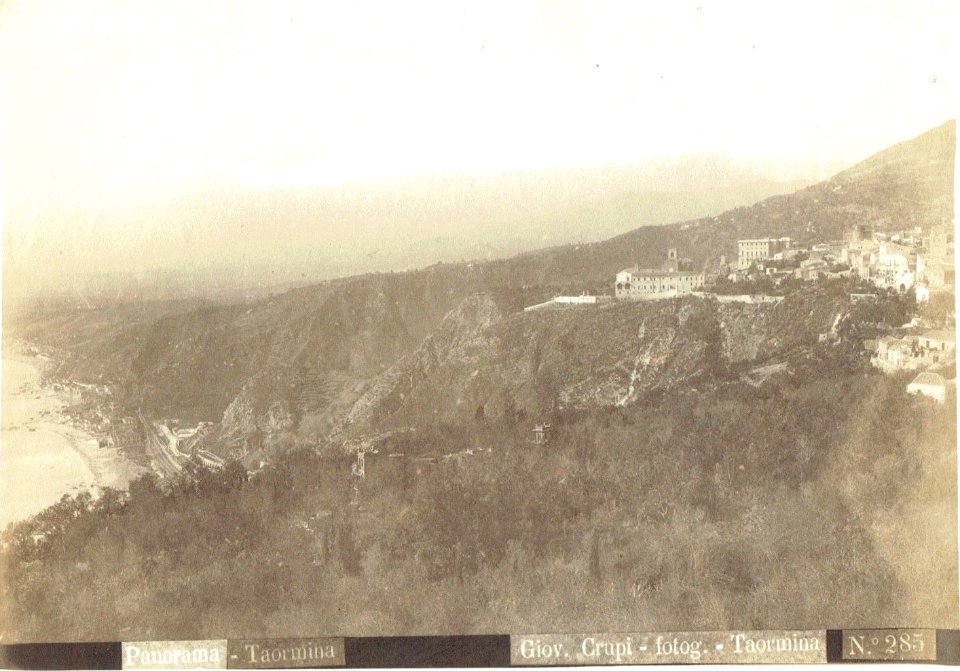 Crupi, Giovanni (1849-1925) - n. 0285 - Panorama - Taormina