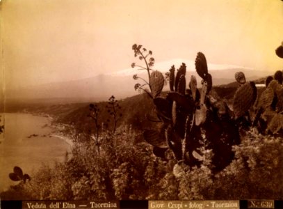 Crupi, Giovanni (1849-1925) - n. 0639 - Veduta dell’Etna - Taormina - Utah museum