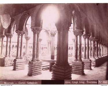 Crupi, Giovanni (1849-1925) - n. 0366 - Monreale - Cortile Cattedrale