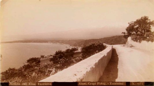 Crupi, Giovanni (1849-1925) - n. 0684 - Veduta dell'Etna - Taormina - Utah museum