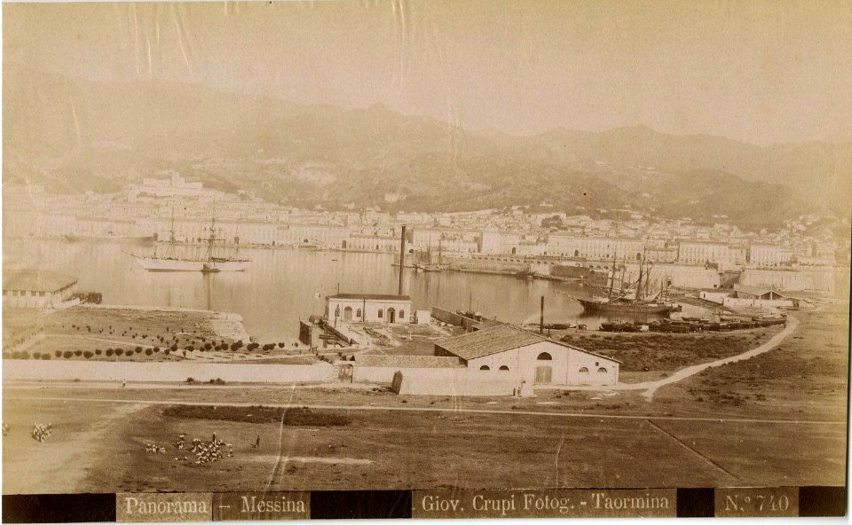 Crupi, Giovanni (1849-1925) - n. 0740 - Panorama - Messina