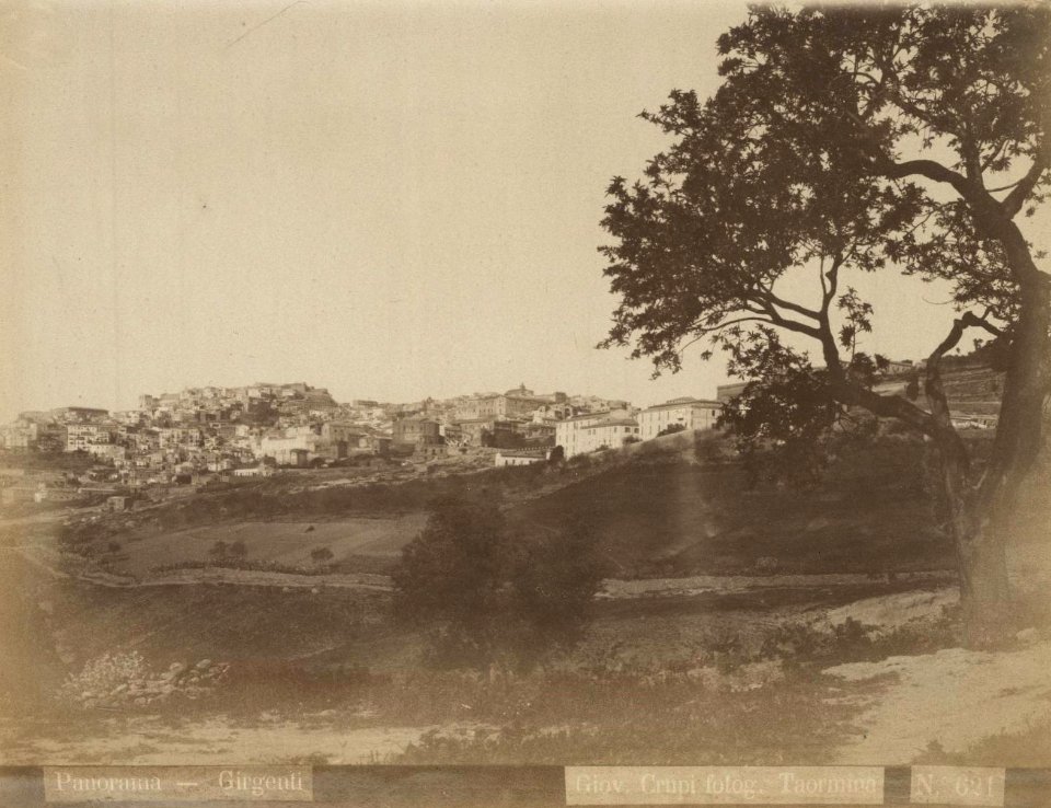 Crupi, Giovanni (1849-1925) - n. 0621 - Panorama Girgenti - Delcampe