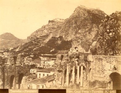 Crupi, Giovanni (1849-1925) - n. 0481 - Panorama - Taormina - ebay