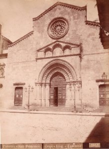 Crupi, Giovanni (1849-1925) - n. 1041 - Palermo - Chiesa San Francesco - Cm 23,8x17 - Delcampe