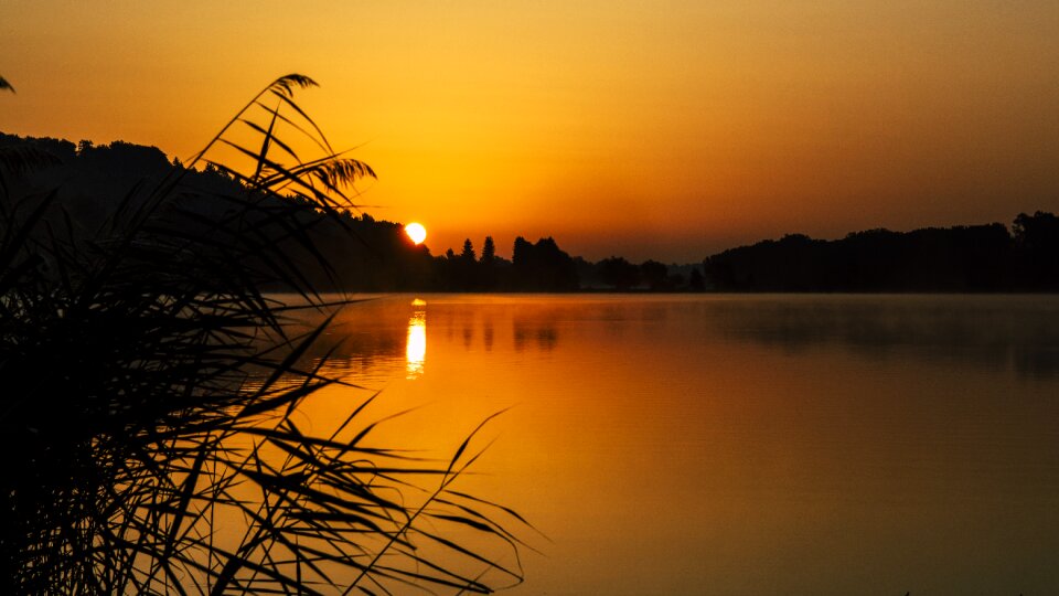 Landscape morgenstimmung dawn photo