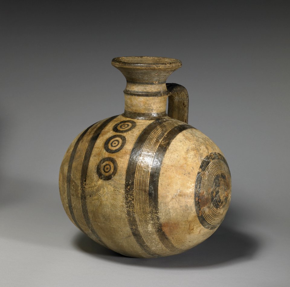 Cypriote - Barrel Jug - Walters 482044 - Three Quarter