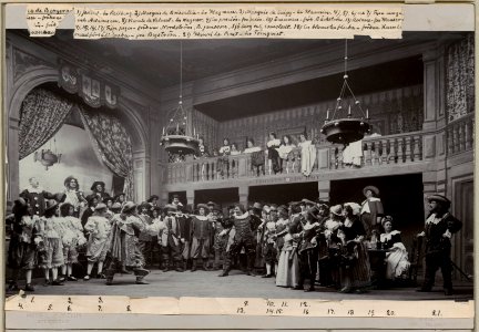 Cyrano de Bergerac, Dramatiska teatern 1901. Föreställningsbild - SMV - H12 019