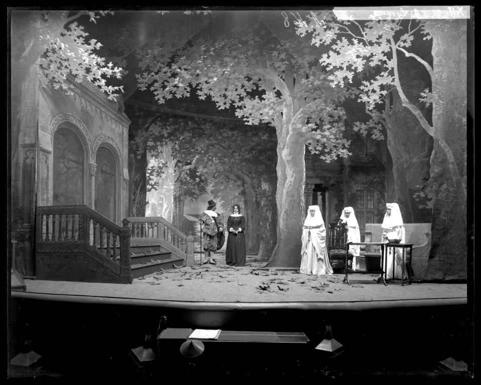 Cyrano de Bergerac, Dramatiska teatern 1901. Föreställningsbild - SMV - DrT077