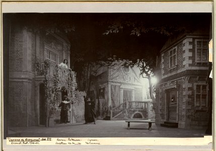 Cyrano de Bergerac, Dramatiska teatern 1901. Föreställningsbild - SMV - H12 025