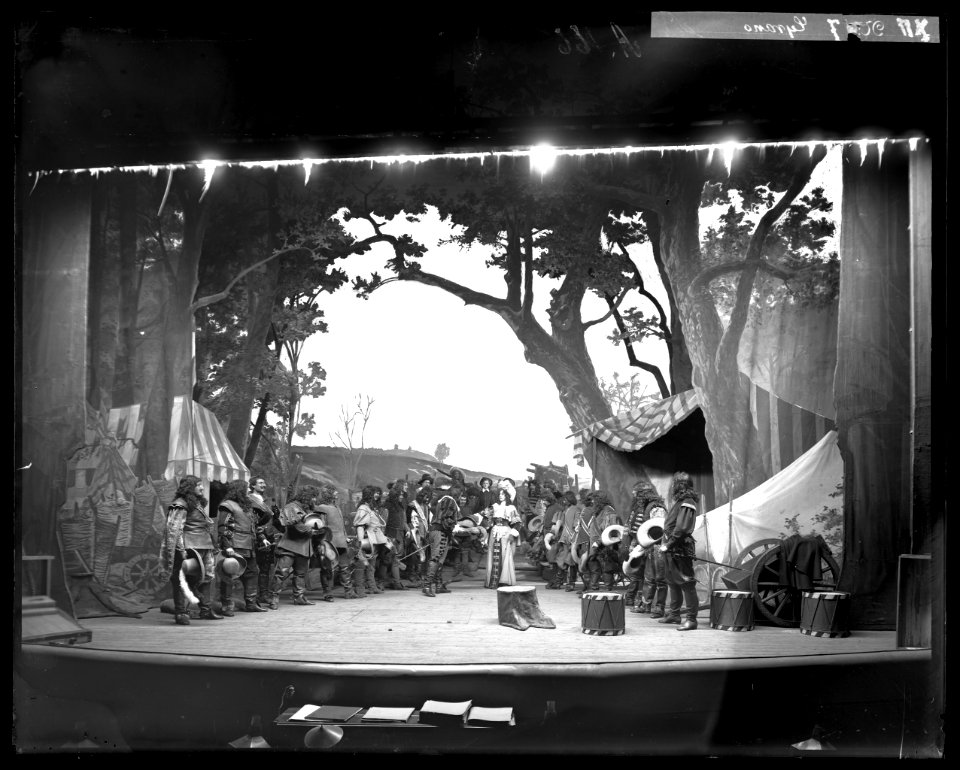 Cyrano de Bergerac, Dramatiska teatern 1901. Föreställningsbild - SMV - DrT074