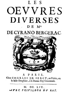 Cyrano-Les Œuvres diverses, 1654 1