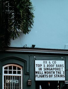 Architecture building signage