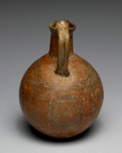 Cypriote - Black-on-Red Ware Jug with Geometric Design - Walters 482341 - Back