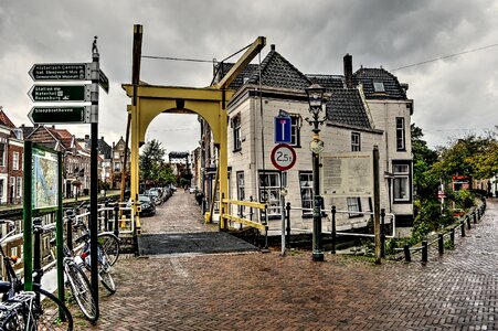 Bridge drawbridge veerstraat