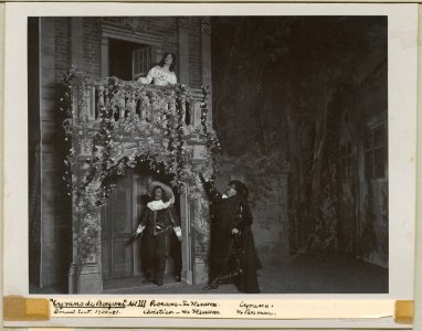 Cyrano de Bergerac, Dramatiska teatern 1901. Föreställningsbild - SMV - H12 030