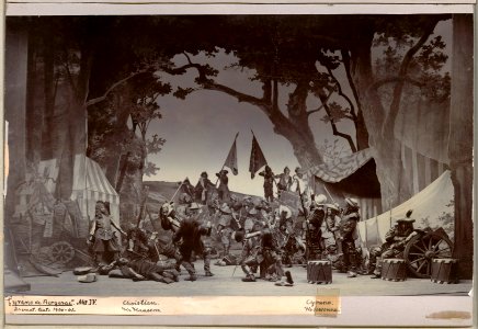 Cyrano de Bergerac, Dramatiska teatern 1901. Föreställningsbild - SMV - H12 020