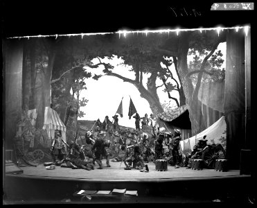Cyrano de Bergerac, Dramatiska teatern 1901. Föreställningsbild - SMV - DrT076