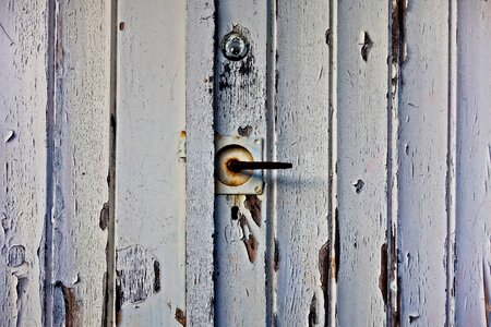 Flaking paint neglect old