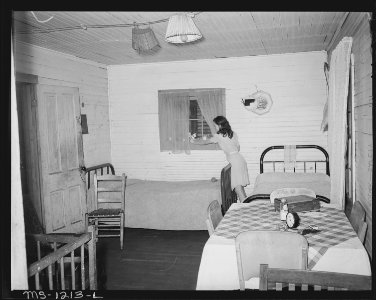 Daughter of J. F. Bryant miner. The family rents six room upstairs flat of two family house, paying $14.50 monthly... - NARA - 540732