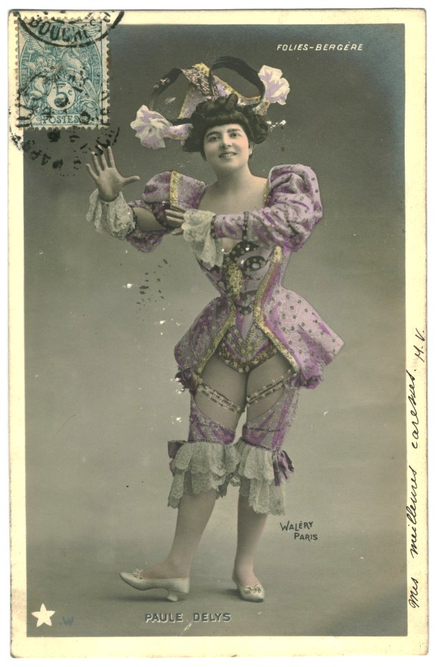 DELYS, Paule W Étoile. 14. Folies Bergére. Photo Waléry