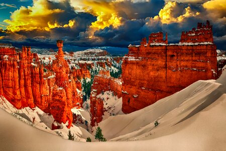Cold nature season