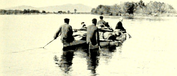 DEMIDOV(1904) p266 NATIVE METHOD OF STEERING ON THE AVATCHA RIVER (14596016937)