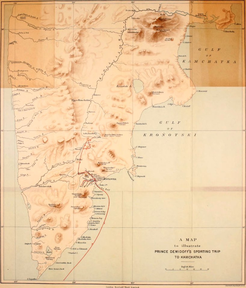 DEMIDOV(1904) p357 A MAP OF KAMCHATKA (14596035917)