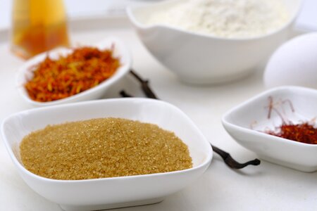 Zucher cane sugar saffron