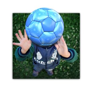 Soccer ball 3d game photo