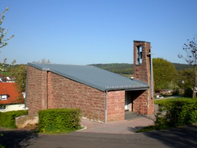 Giesel; Friedhofskapelle v. Südwest