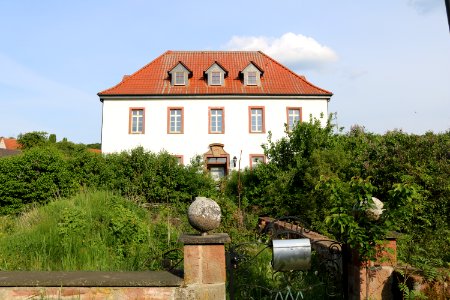 Giesel; Jagdschloß Frontansicht von Westen