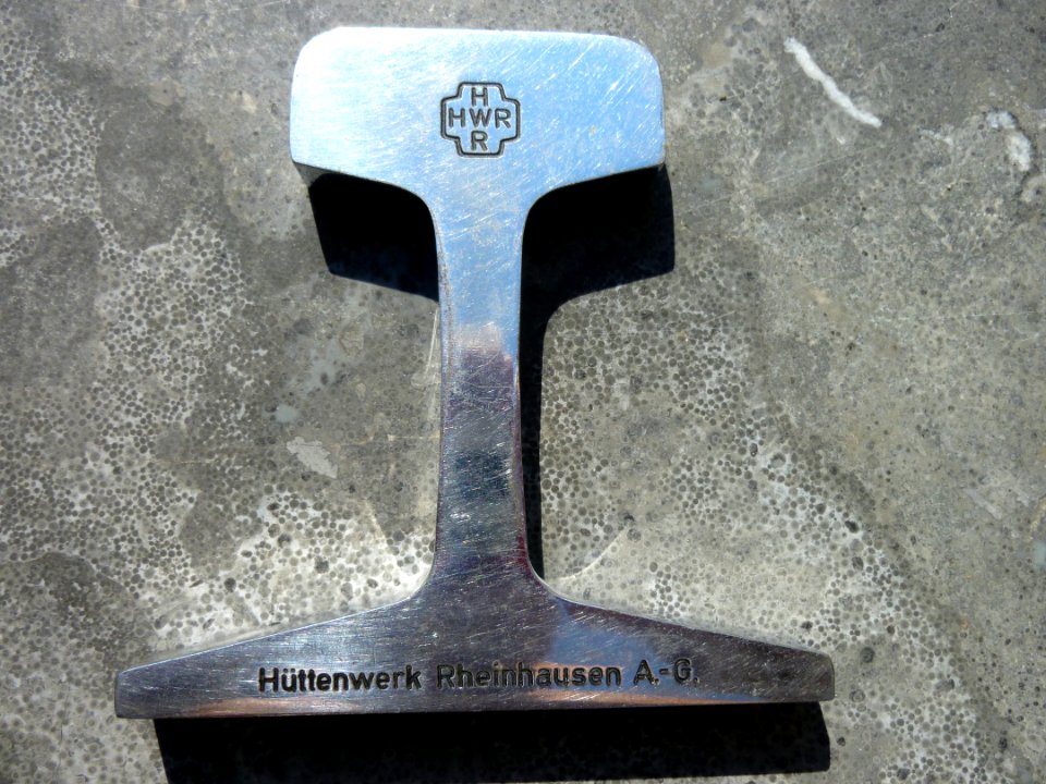 Gleisquerschnitt Hüttenwerk Rheinhausen