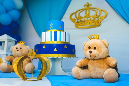 Birthday plush cake