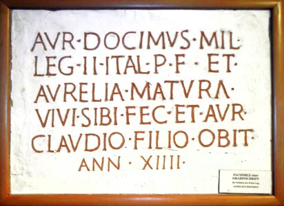 Grabinschrift Wallsee