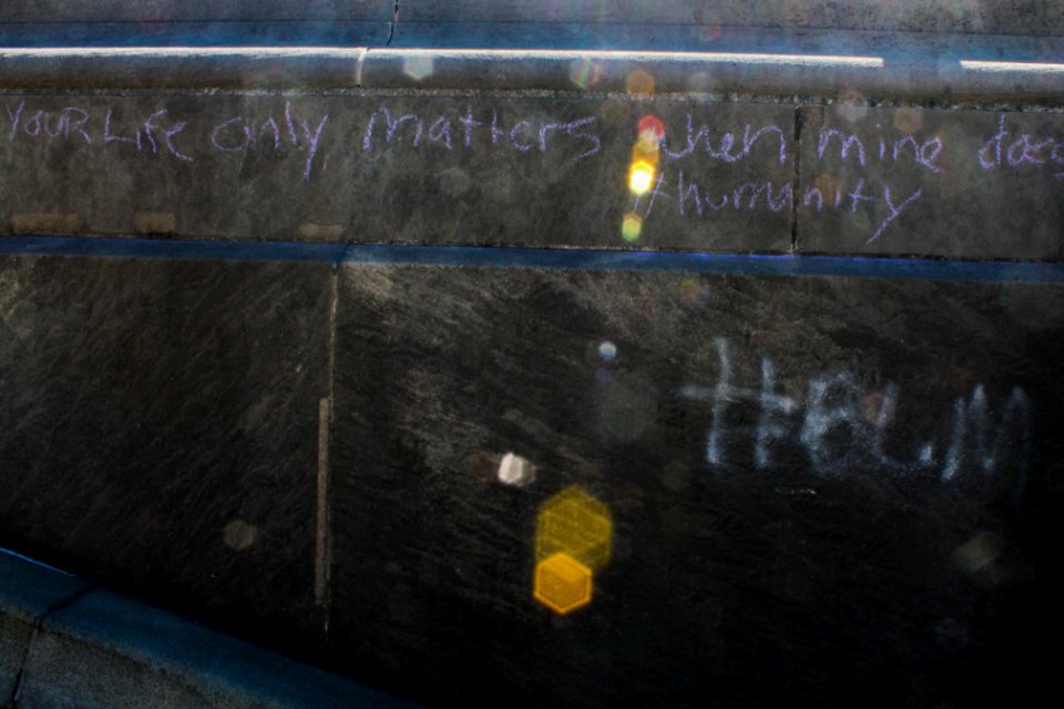 Graffiti from George Floyd protests in Indianapolis, 2020-06-01 04