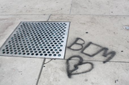 Graffiti from George Floyd protests in Indianapolis, 2020-06-01 01