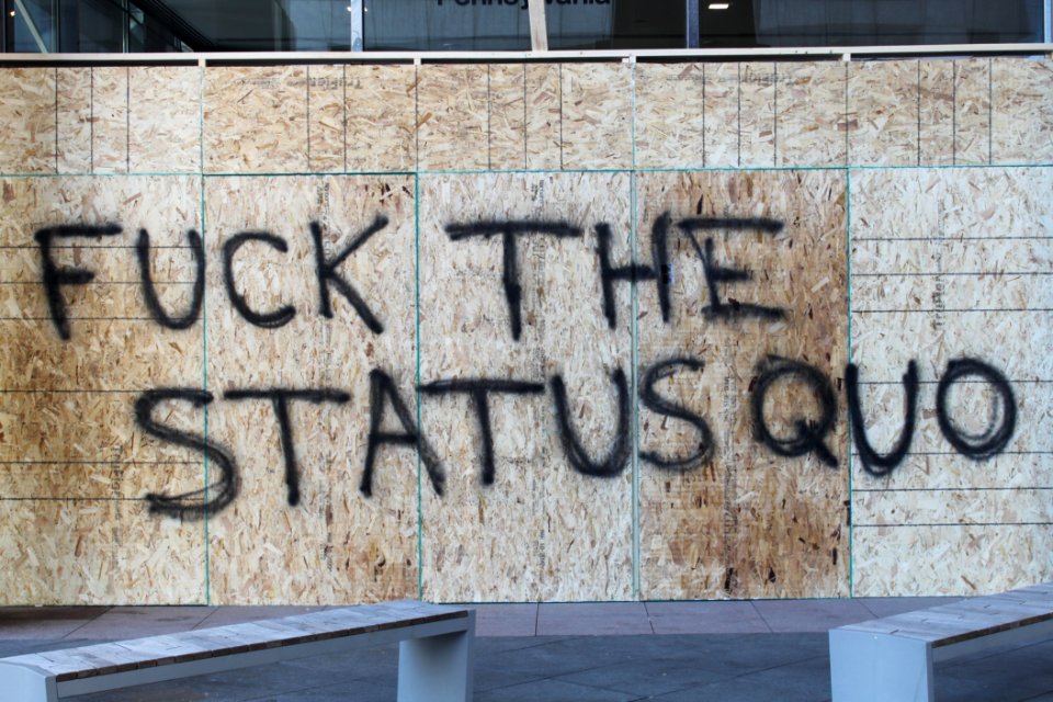 Graffiti from George Floyd protests in Indianapolis, 2020-06-01 02